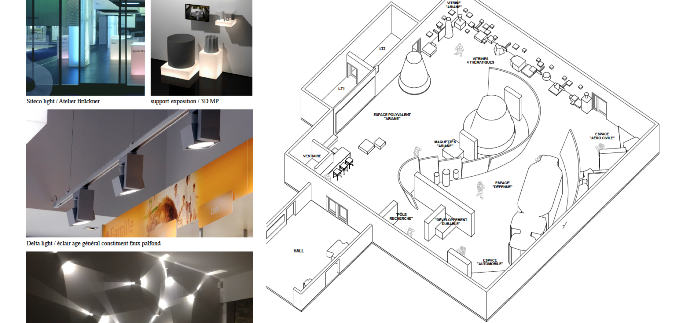 Showroom Herakles - étude architecturale et scénographique